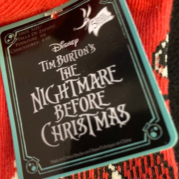 The Nightmare Before Christmas Socks, NWT, 5 Pairs - Picture 2 of 9